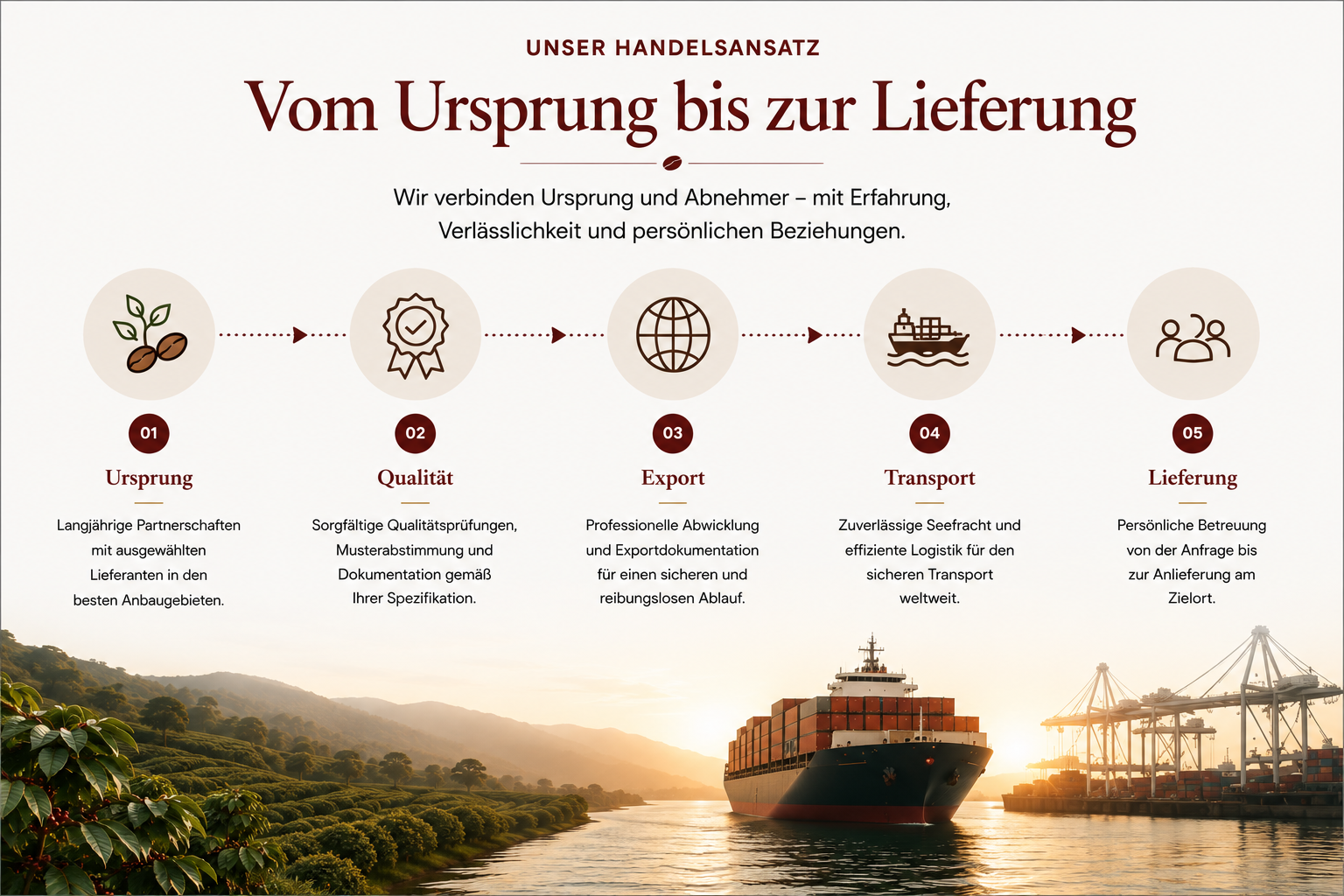 Unser Handelsansatz: From Origin to Destination