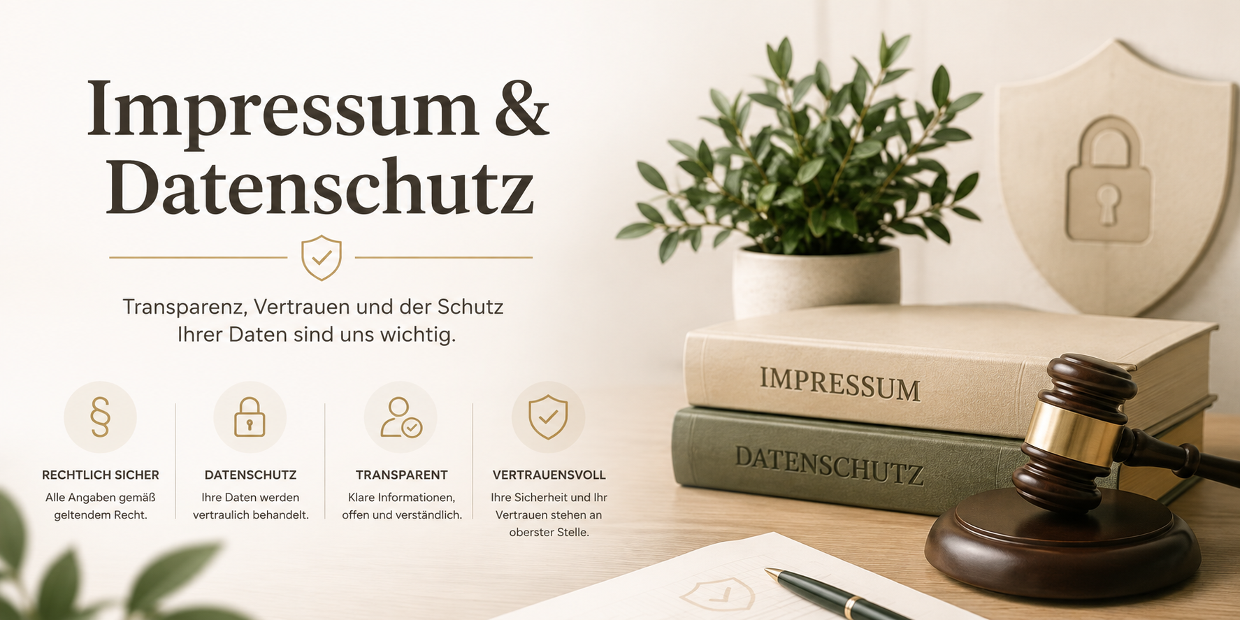 Impressum und Datenschutz